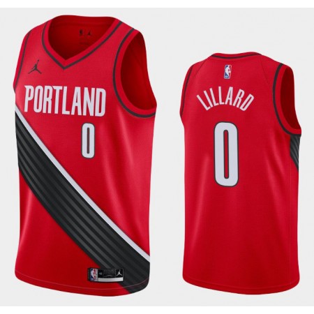 Maglia Portland Trail Blazers Damian Lillard 0 2020-21 Jordan Brand Statement Edition Swingman - Uomo